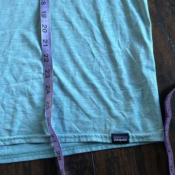PATAGONIA P-6 LOGO RESPONSIBLY
TEE BIG SKY BLUE size XL 50+ UPF outdoor activity - Picture 6 of 6